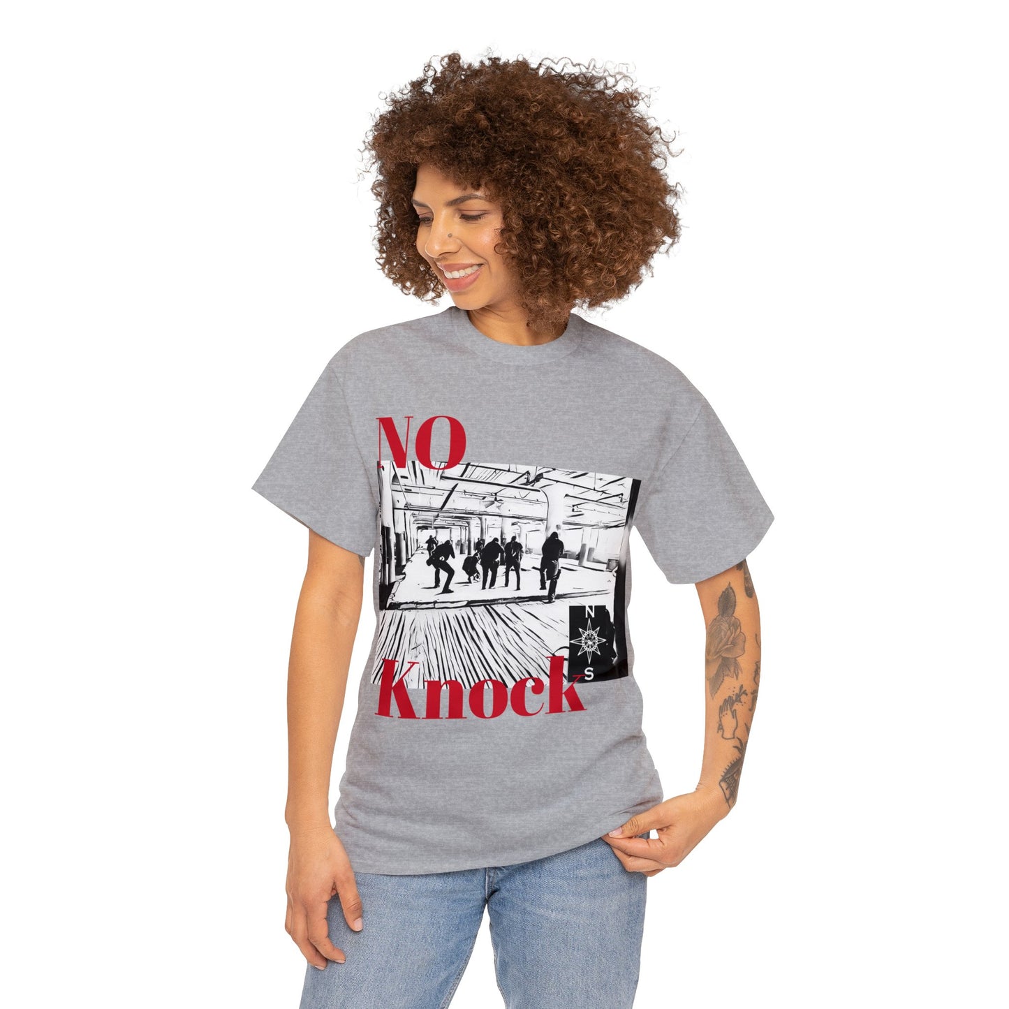 Copy of Unisex Heavy Cotton Tee NFSC NO KNOCK