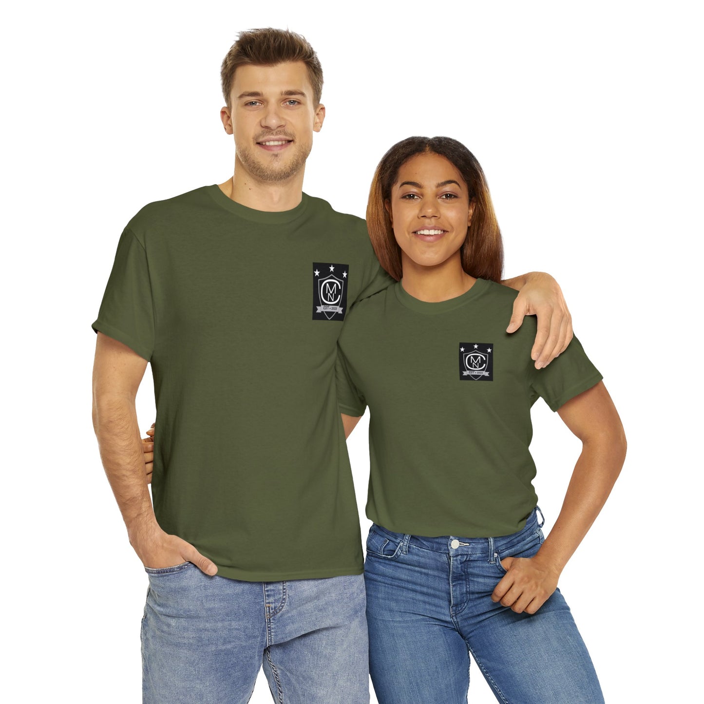 Unisex Heavy Cotton Tee MNC Logo