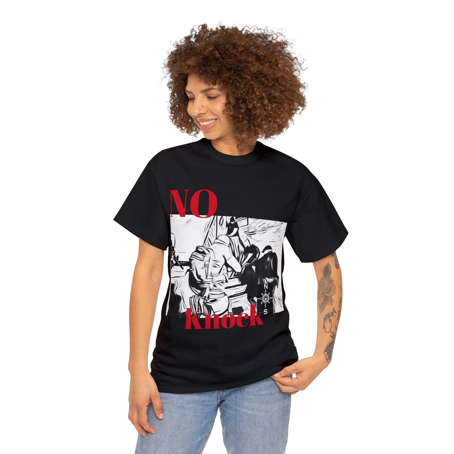 Unisex Heavy Cotton Tee NFSC No Knock