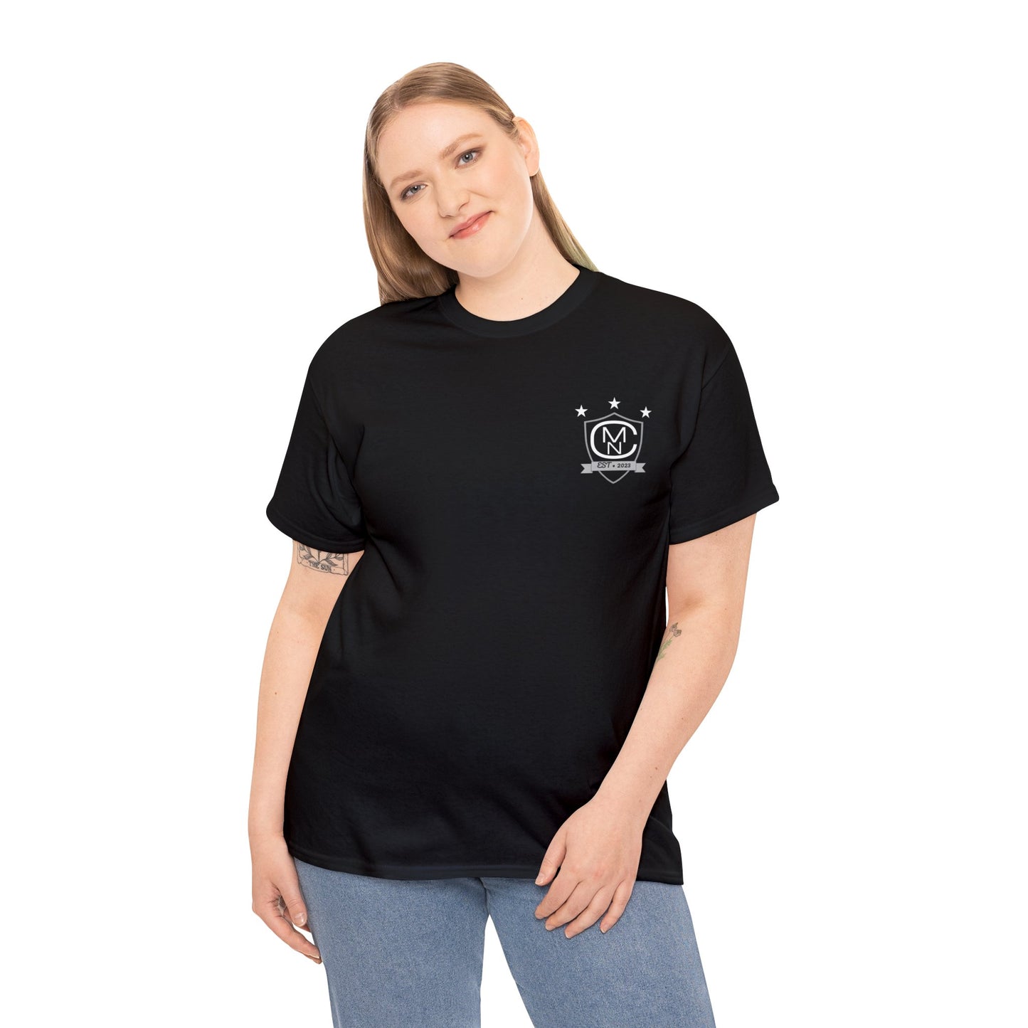 Unisex Heavy Cotton Tee MNC Logo