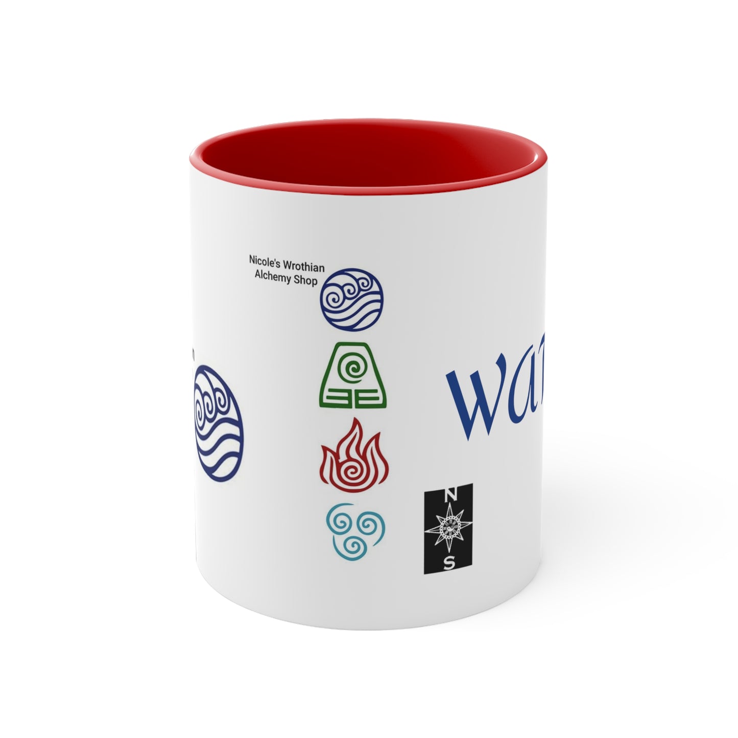Accent Coffee Mug, 11oz Water NFSC NWAS