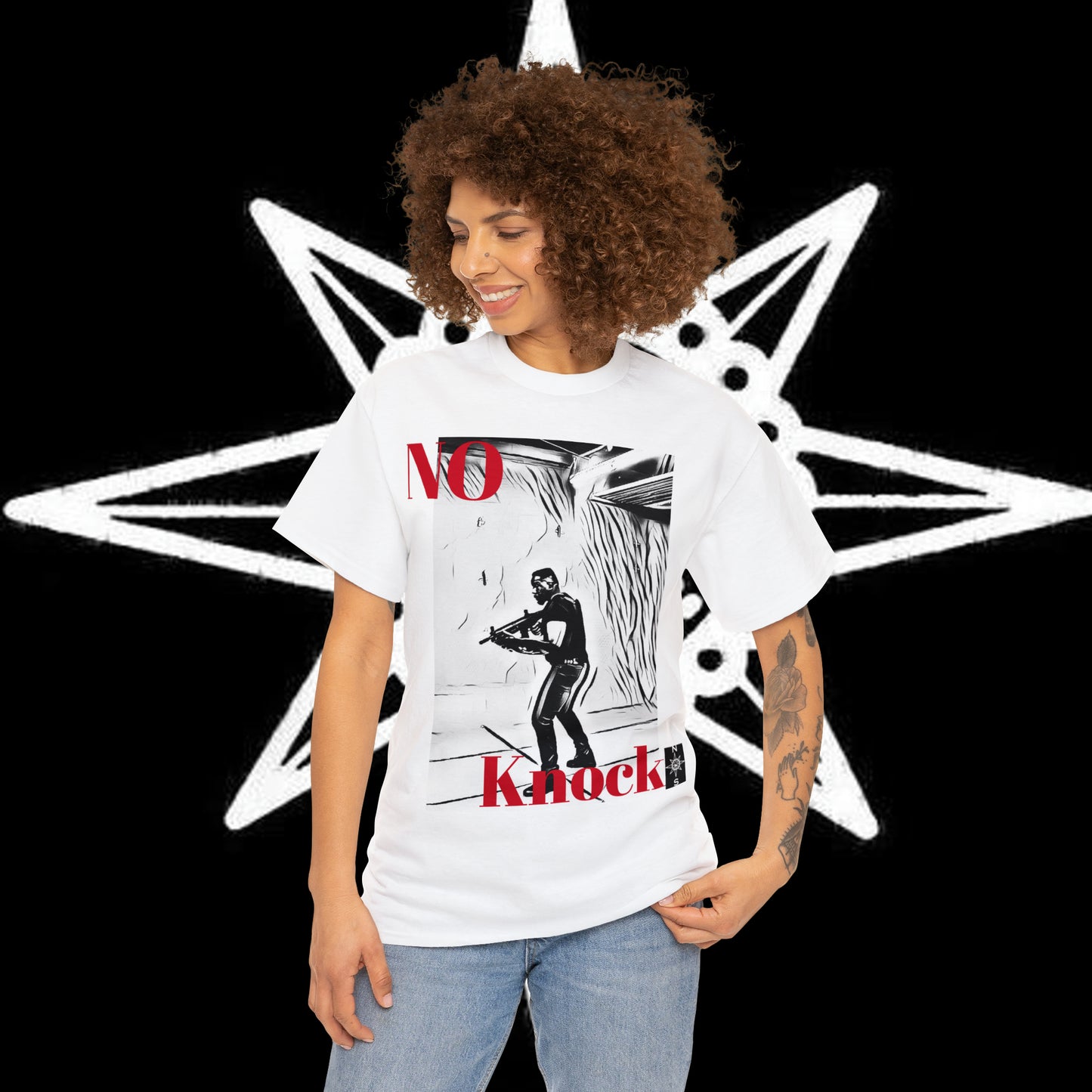 Unisex Heavy Cotton Tee NFSC No Knock