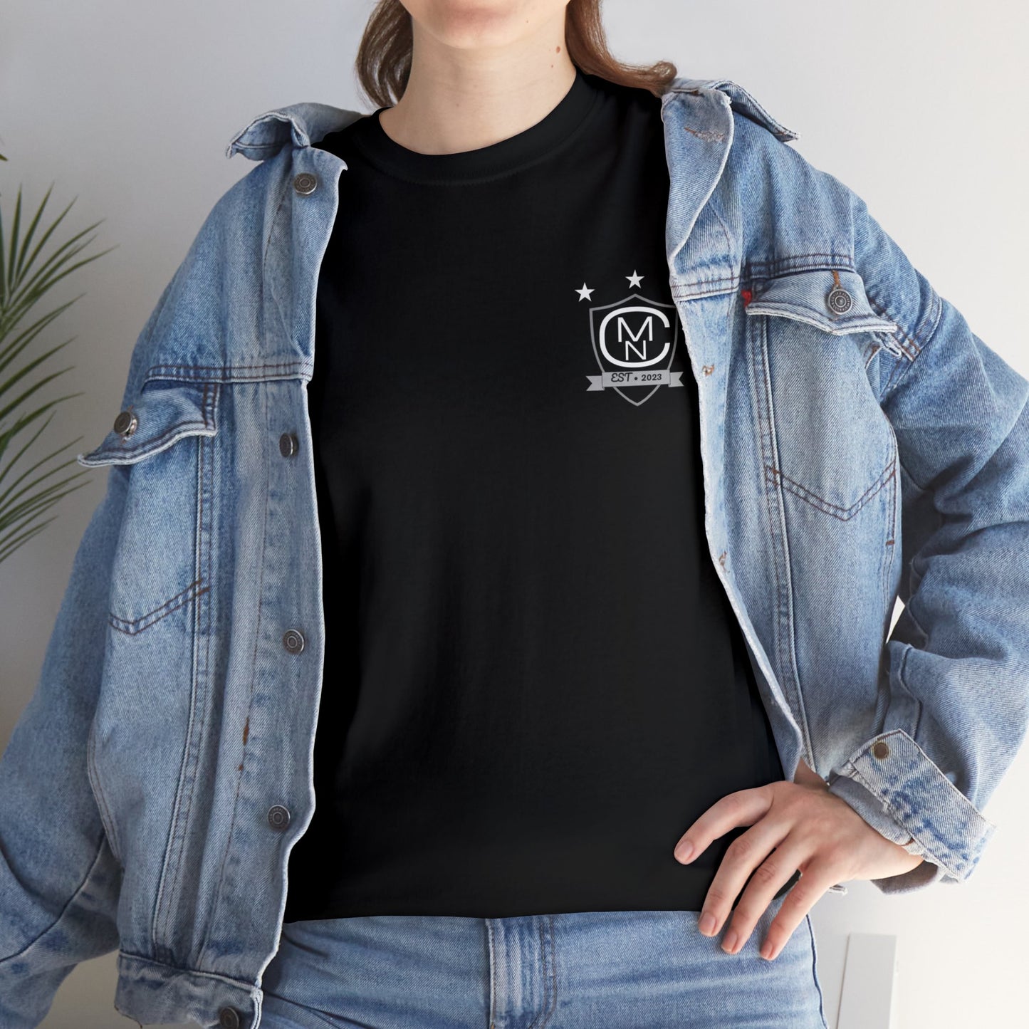 Unisex Heavy Cotton Tee MNC Logo