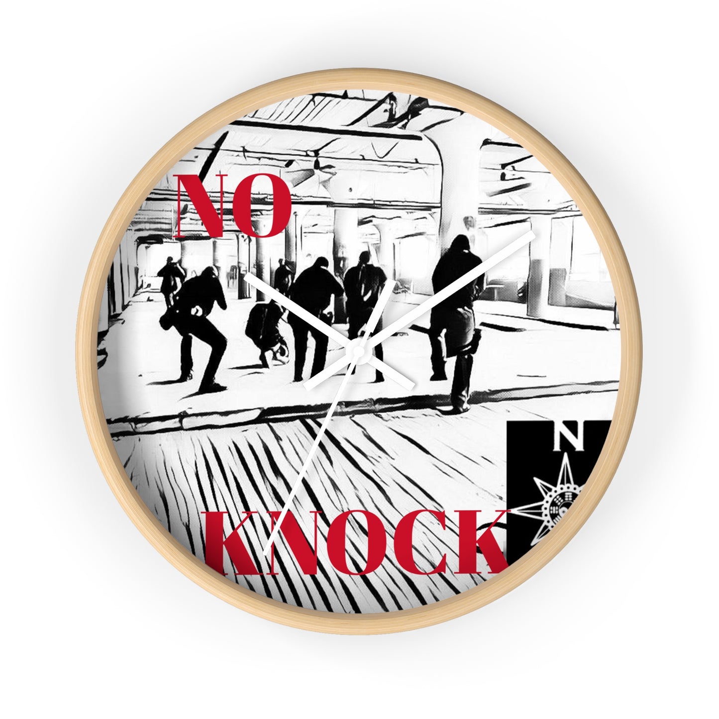 Wall Clock NFSC NO KNOCK