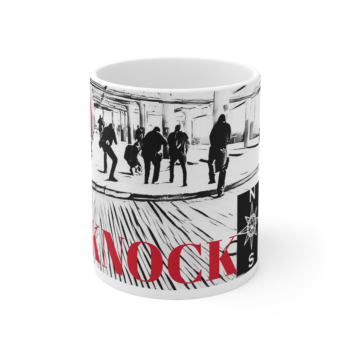 Ceramic Mug 11oz NO KNOCK