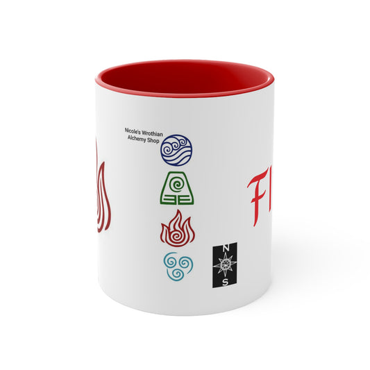 Accent Coffee Mug, 11oz NFSC NWAS Fire