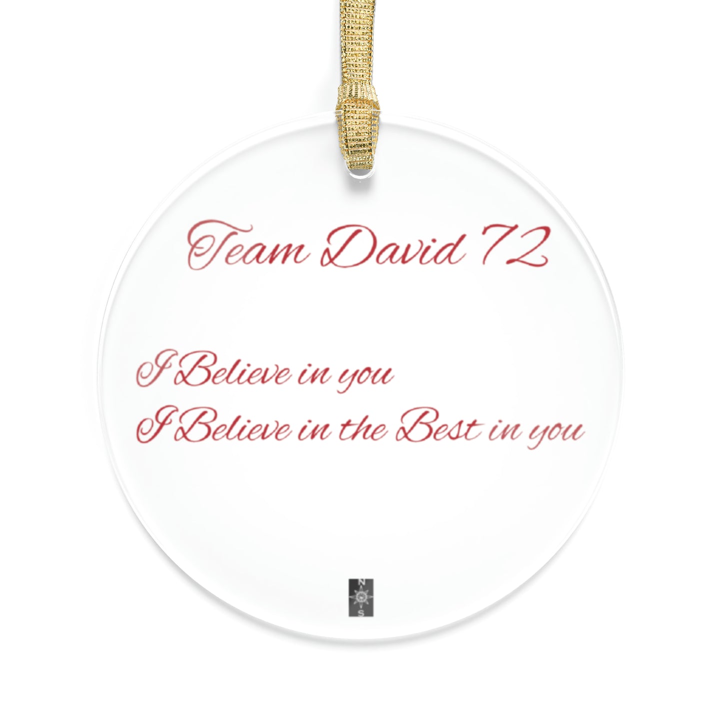 Acrylic Ornaments Team David 72