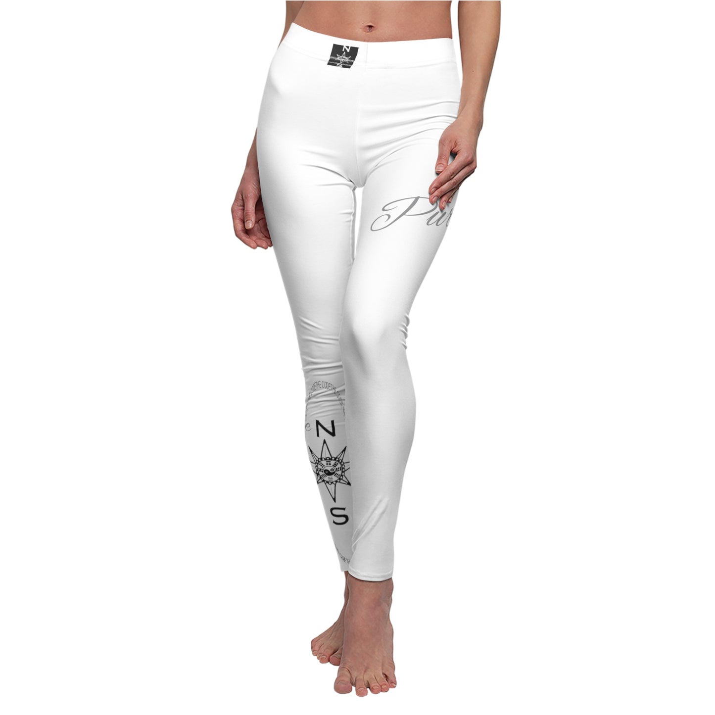 Women's Cut & Sew Casual Leggings (AOP) NFSC Pure Wrothian