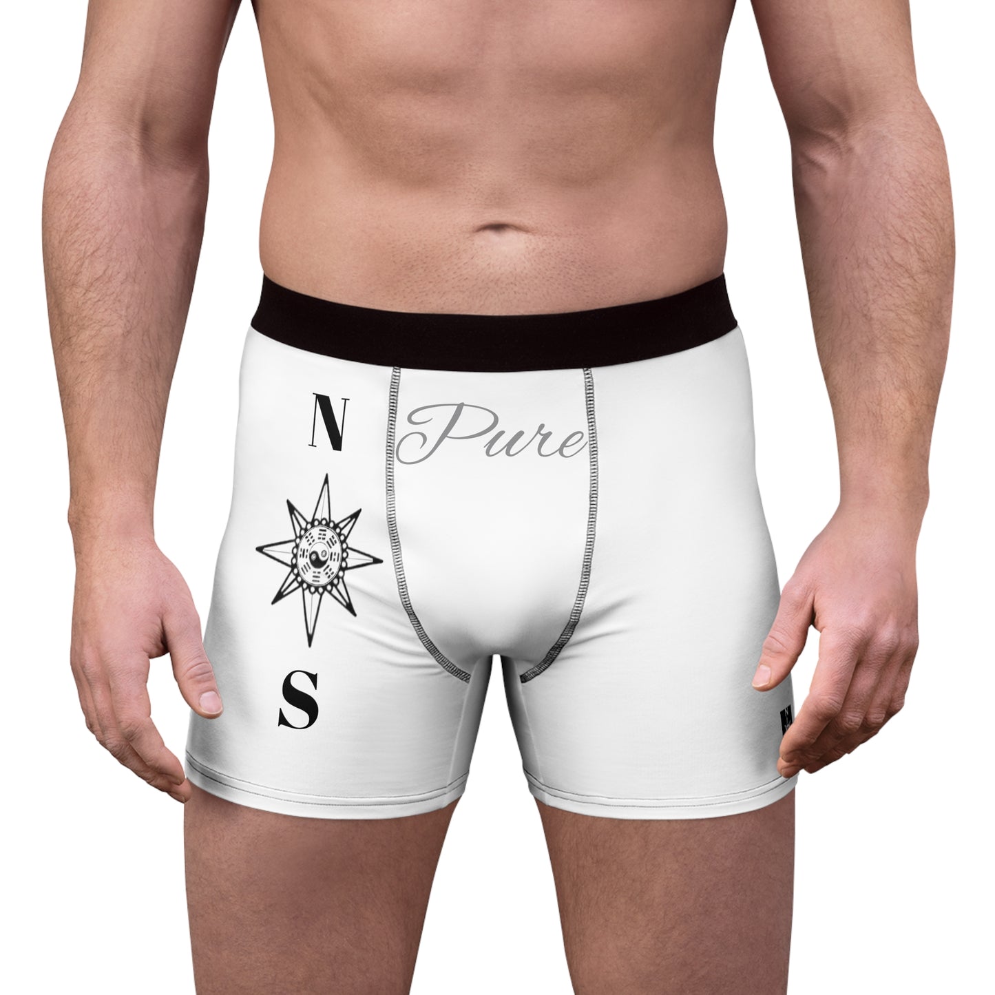 Men's Boxer Briefs (AOP) NFSC PURE