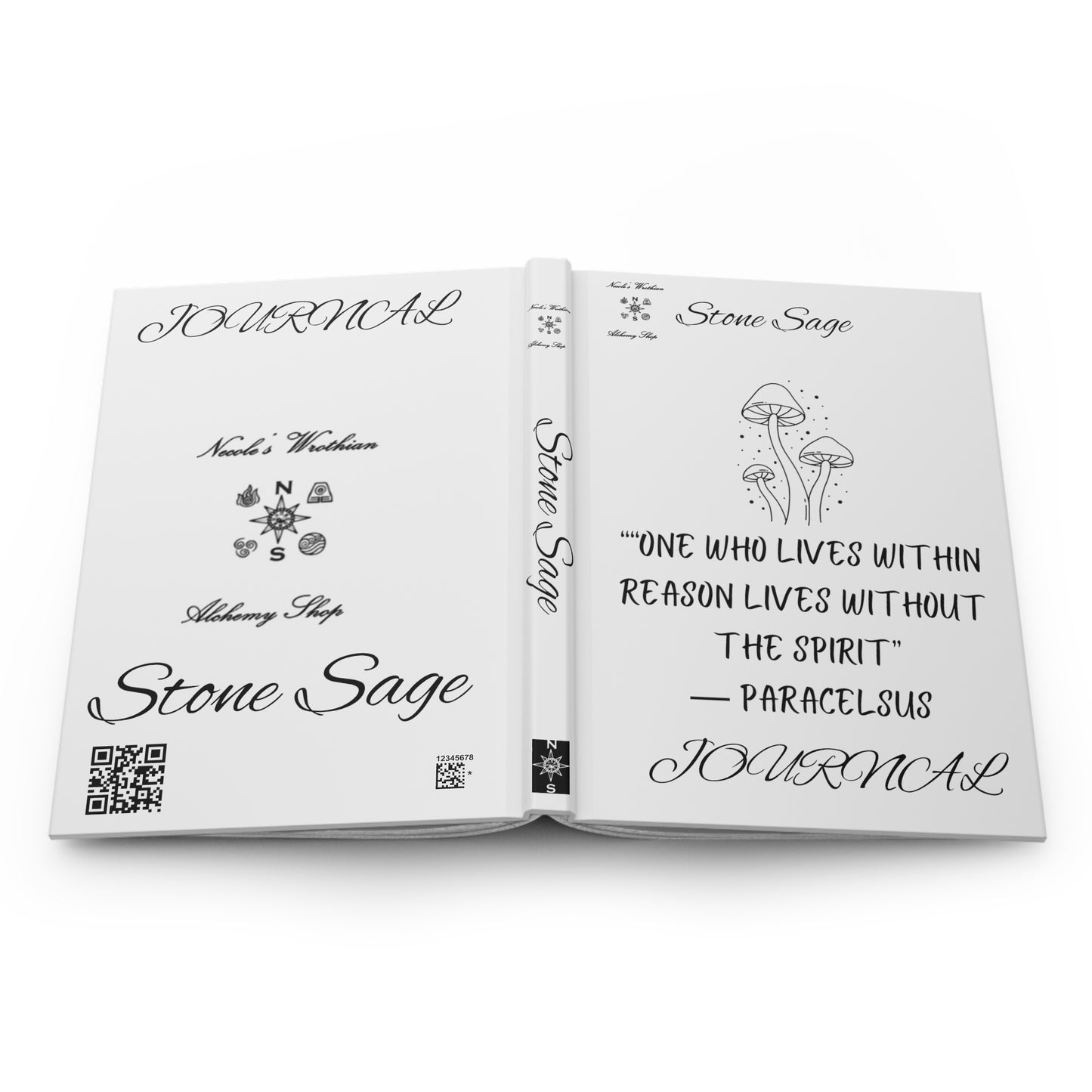 Hardcover Journal Matte Stone Sage