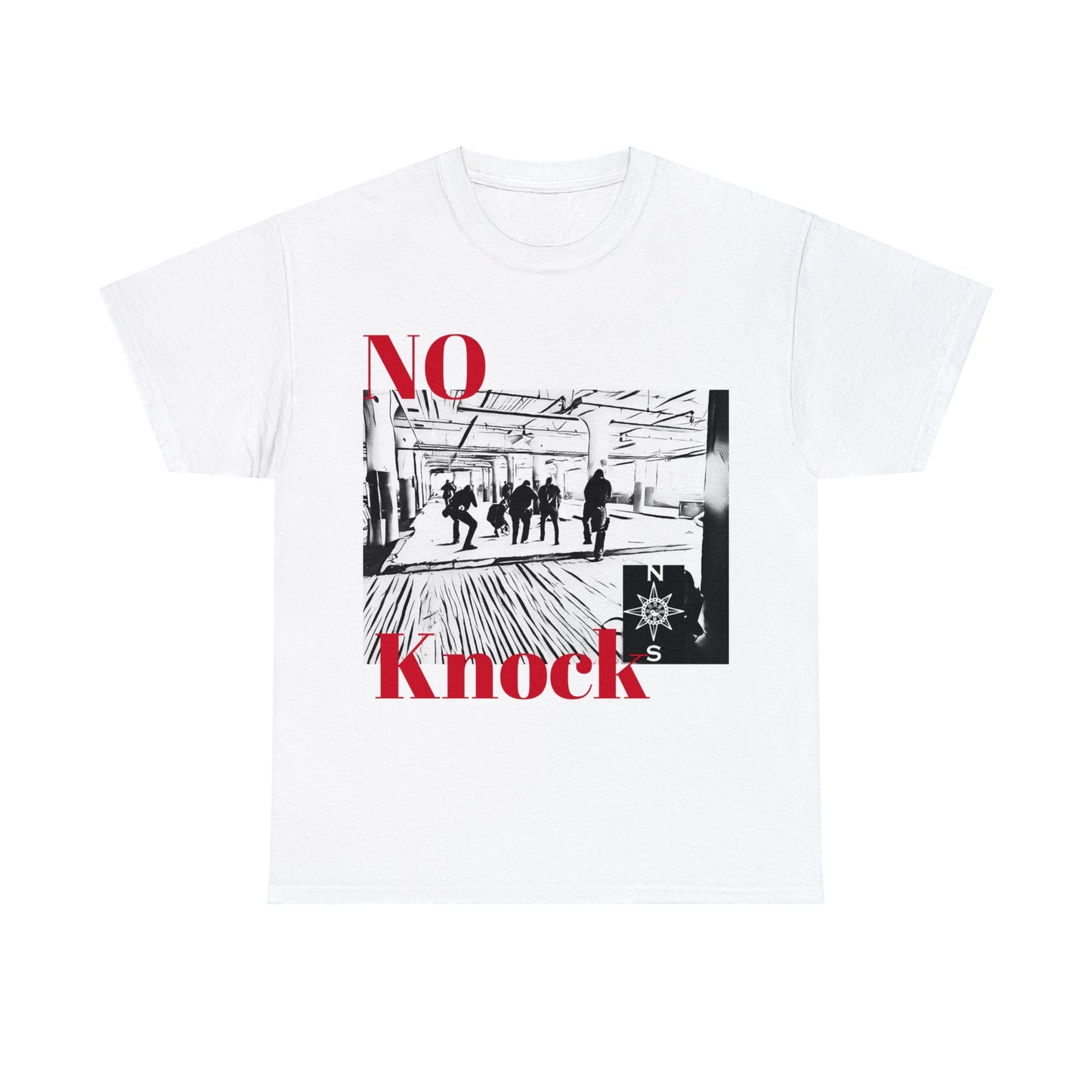 Copy of Unisex Heavy Cotton Tee NFSC NO KNOCK