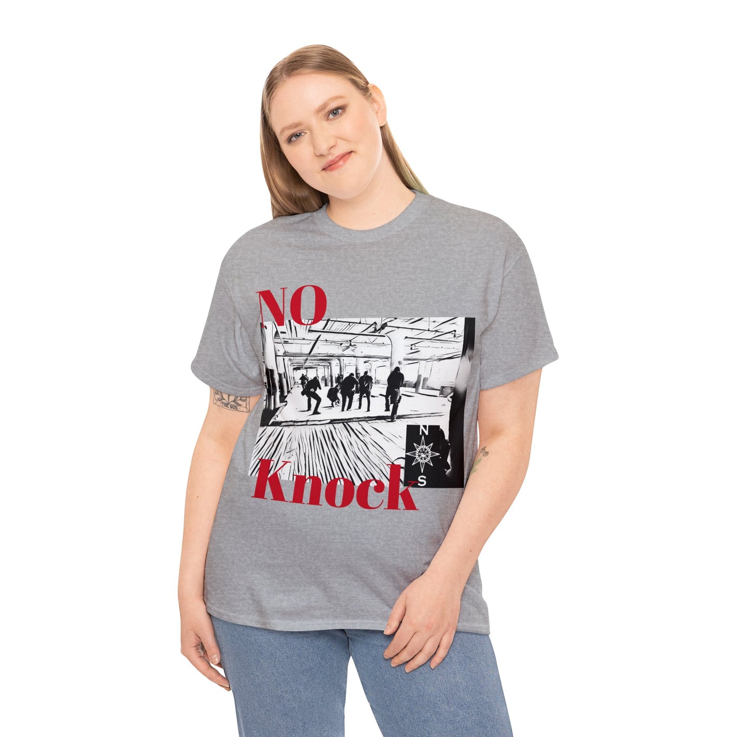 Copy of Unisex Heavy Cotton Tee NFSC NO KNOCK